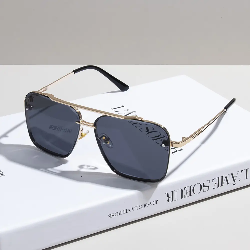 Aviator Sunglasses Men Anti-UV Anti-Glare Travel Driving β feature 1