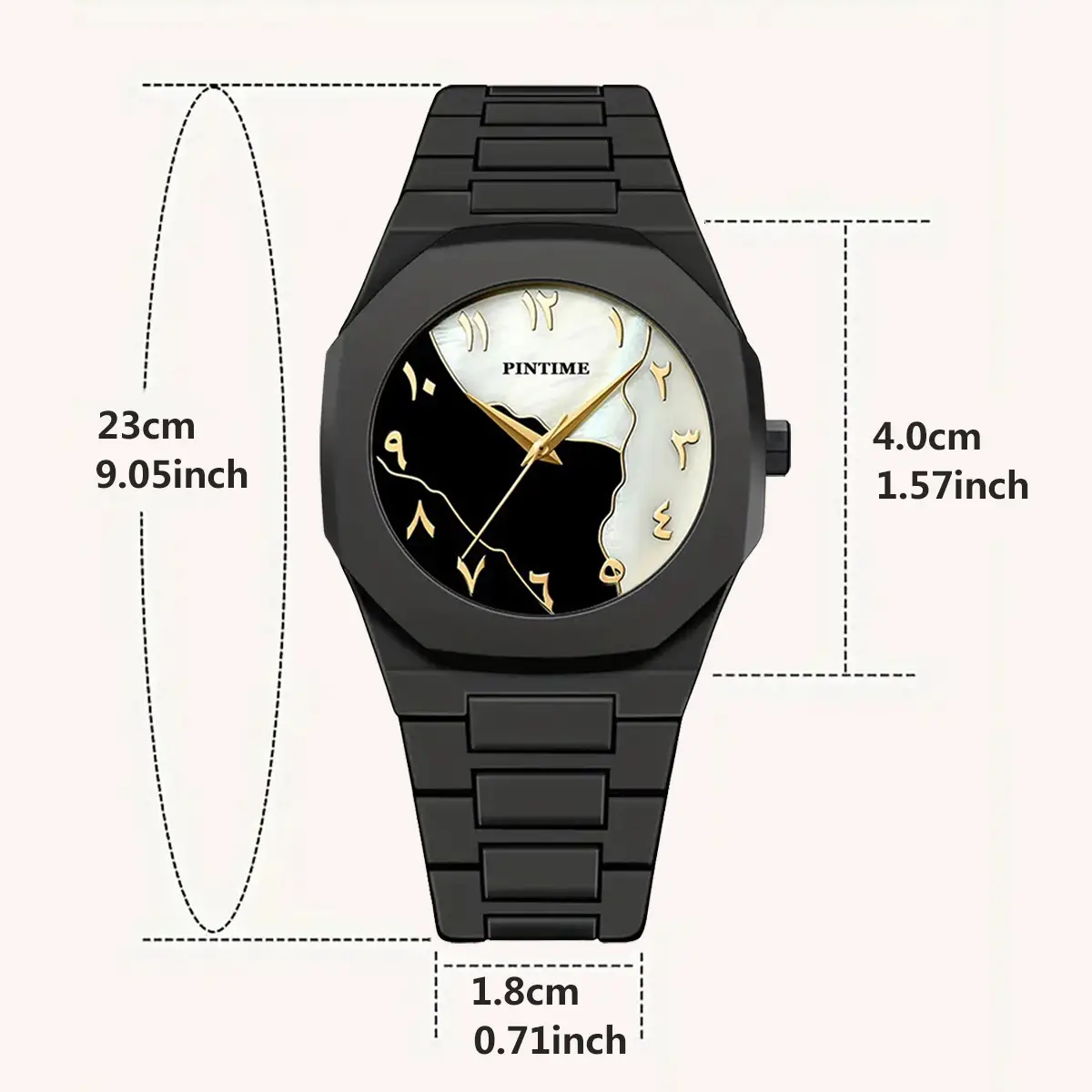 Cross-Border Men's Quartz Watches Black Plastic 48g — feature 2