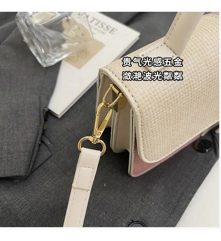 Women's Color-Blocked Satchel Bag 2025 New Fashion — feature 5