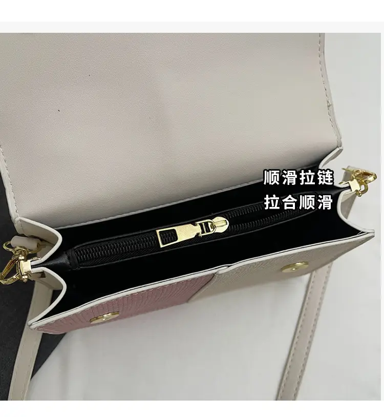 Women's Color-Blocked Satchel Bag 2025 New Fashion — feature 6