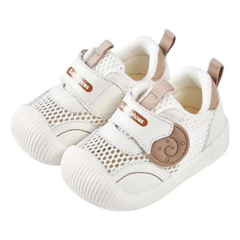 Baby Sandals Pink Mesh 0-12 Months Soft Non-Slip