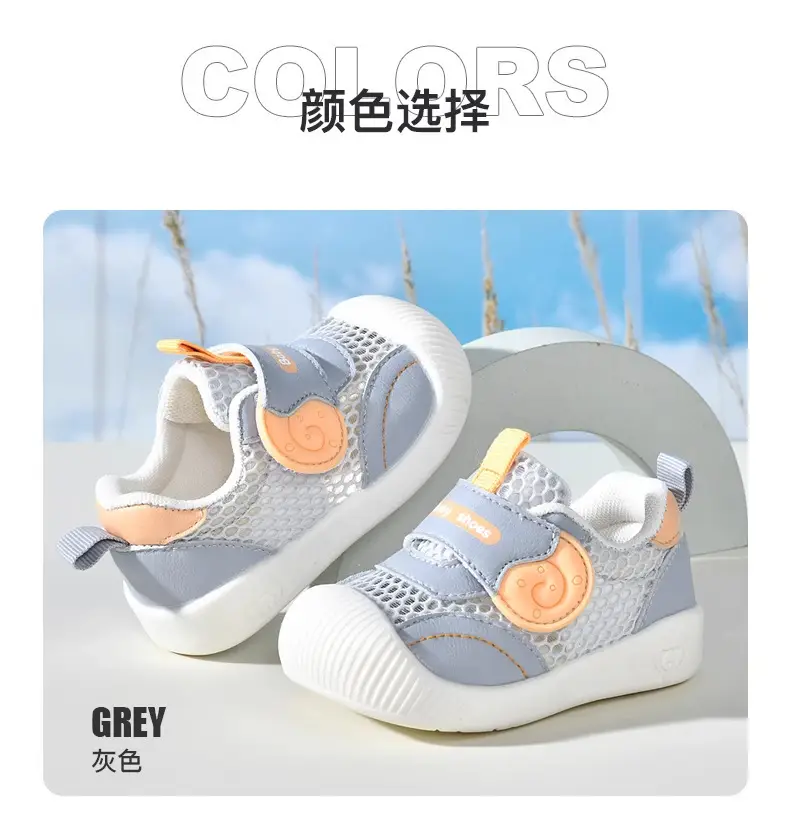Baby Sandals Pink Mesh 0-12 Months Soft Non-Slip — feature 5