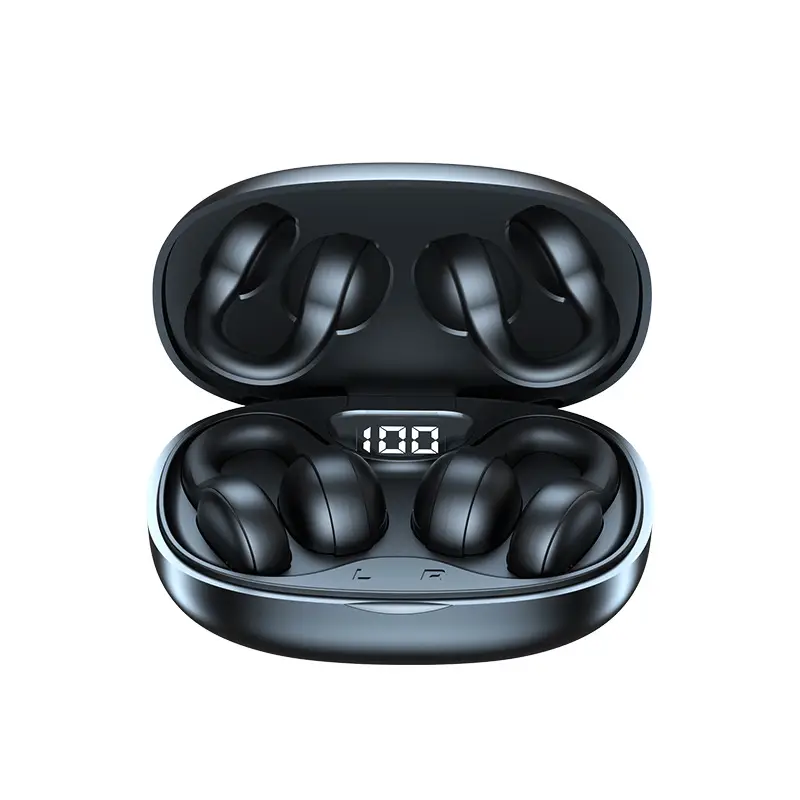 New X58 Ear Bone Conduction Bluetooth Headset Clip-On Wireless Noise Reduction Sports Call Long Battery Life Without Earphones
