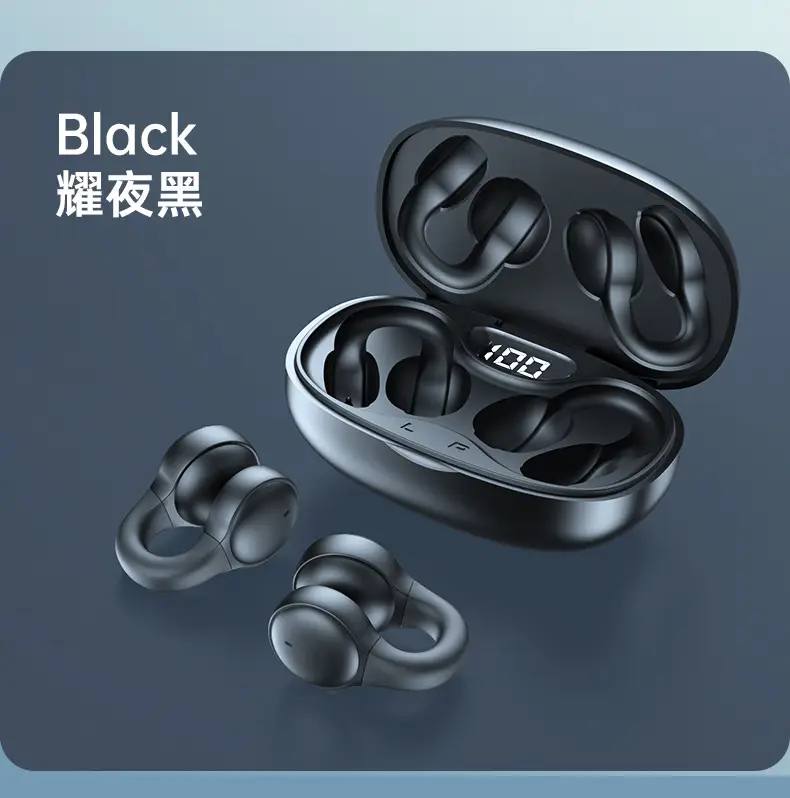 New X58 Ear Bone Conduction Bluetooth Headset Clip-On Wireless Noise Reduction Sports Call Long Battery Life Without Earphones — feature 18