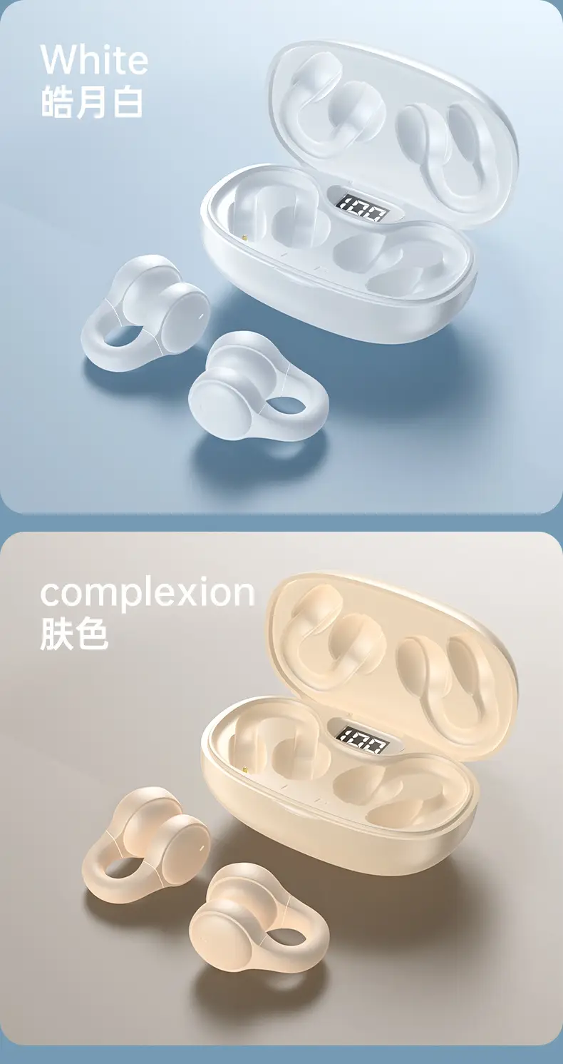 New X58 Ear Bone Conduction Bluetooth Headset Clip-On Wireless Noise Reduction Sports Call Long Battery Life Without Earphones — feature 19