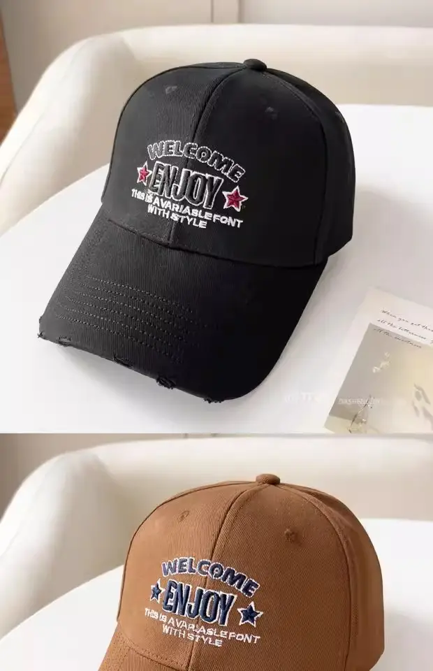 Women Red Embroidered Baseball Cap with "Welcome to England" Design — feature 3