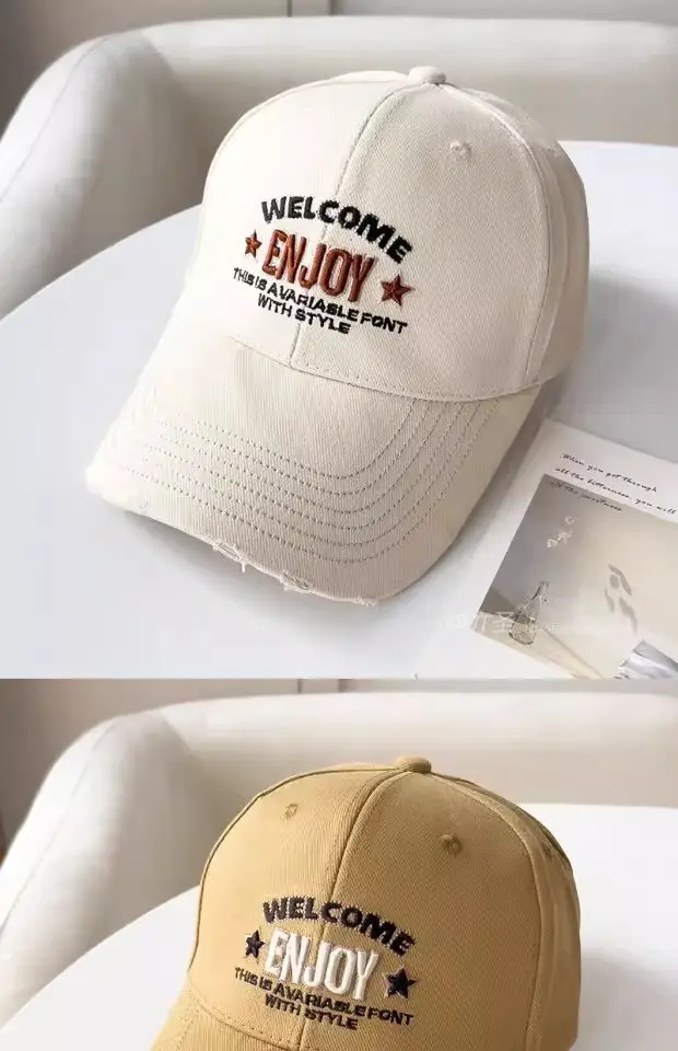 Women Red Embroidered Baseball Cap with "Welcome to England" Design — feature 8