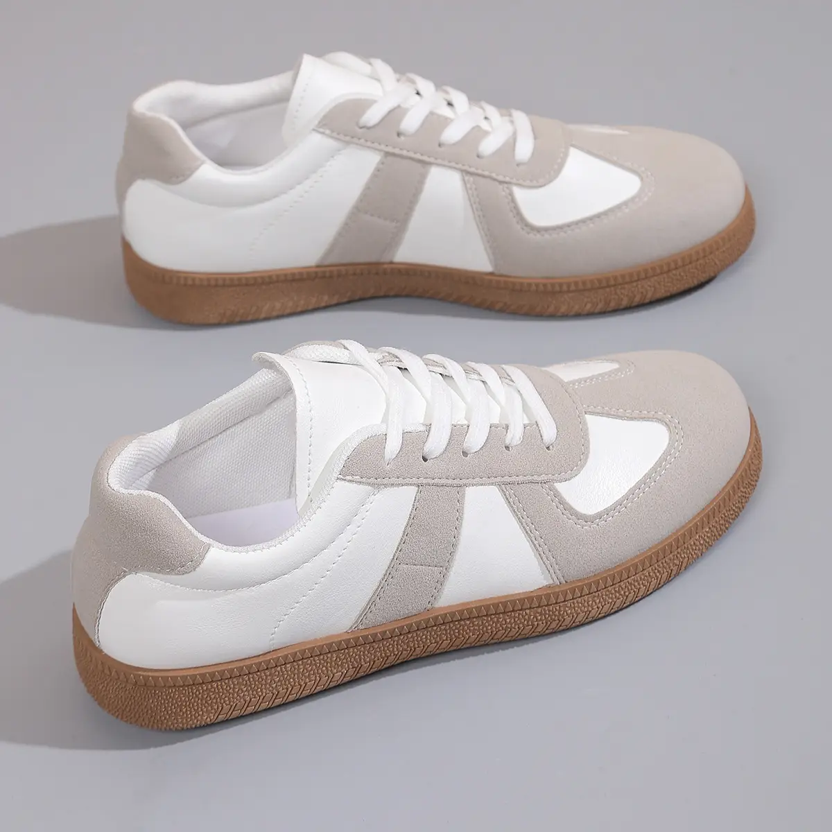 White Cross-Border Casual Sneakers Flat 2025 - Image 3