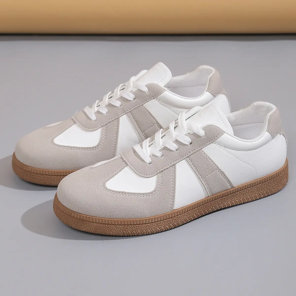 White Cross-Border Casual Sneakers Flat 2025 - Image 4