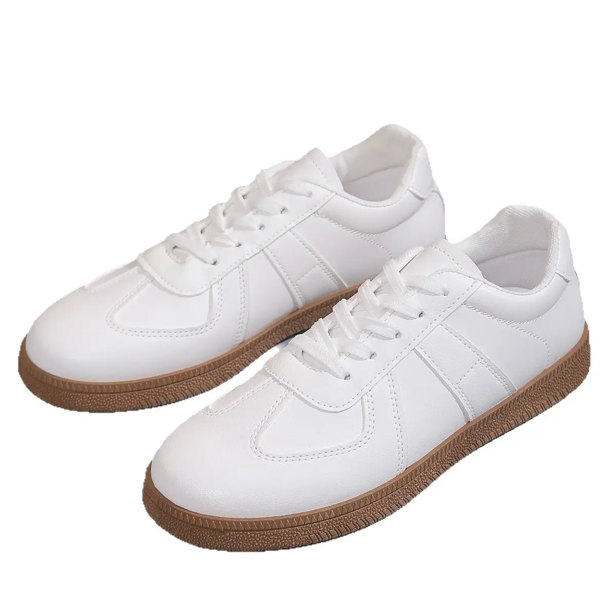 White Cross-Border Casual Sneakers Flat 2025 - Image 5