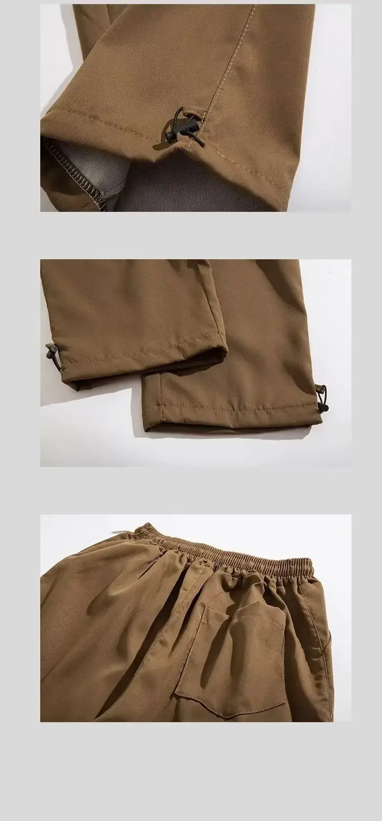 Men Brown Belted Cargo Pants 2025 — feature 4