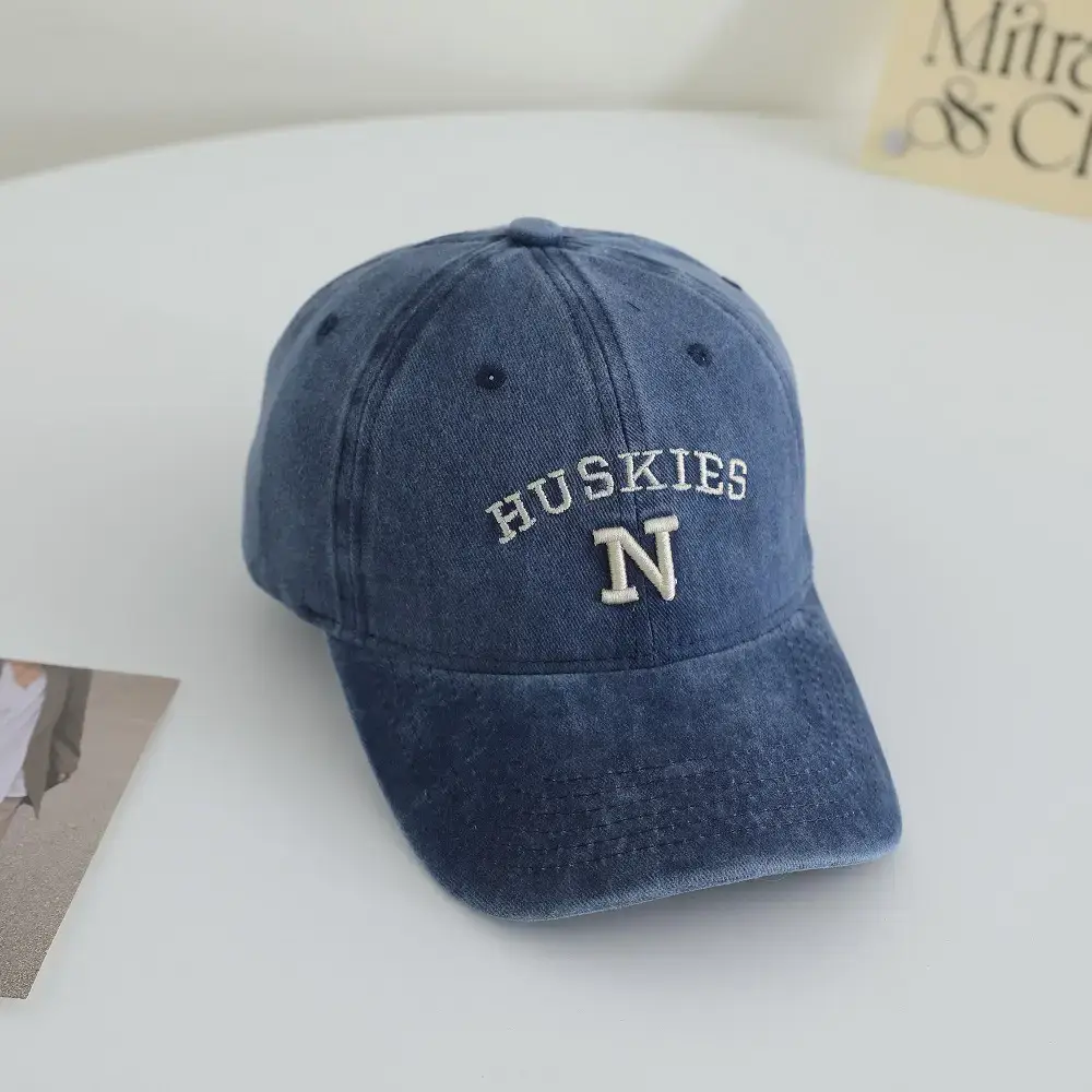3D N Letter Baseball Cap Brown Unisex Korean Style — feature 5