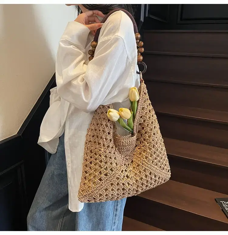 Trendy Straw Shoulder Bag for Women 2026 — feature 19