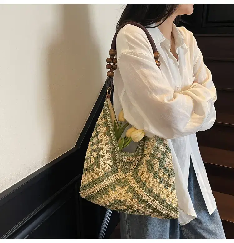 Trendy Straw Shoulder Bag for Women 2026 — feature 21