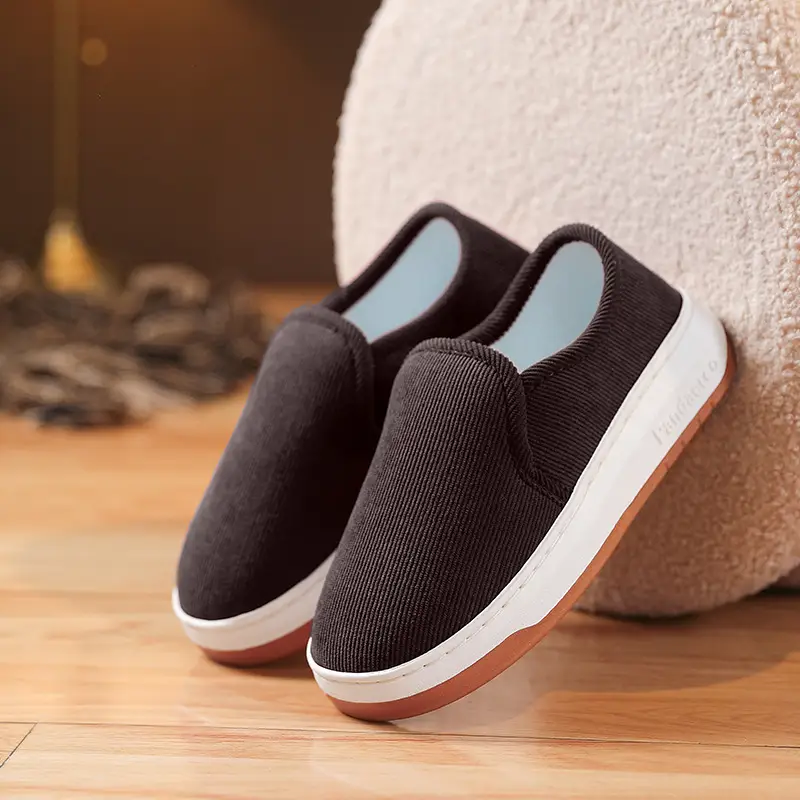 Middle-Aged and Elderly Men's and Women's Espadrille Shoes, Spring and Summer Sweat-Absorbent, Non-Slip, Soft-Soled Slip-On Slip-Ons for Men and Women
