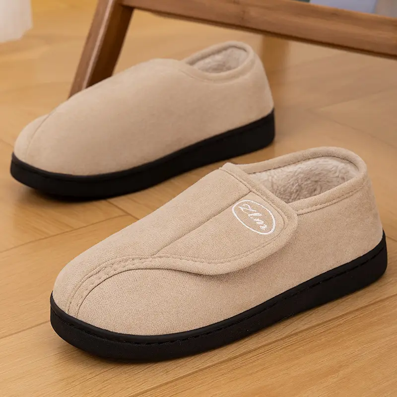Winter Cotton Shoes for Women at Home and Indoor, Warm Fleece-Lined and Thickeneded Fur Slippers, Cross-Border Drop Shipping Velcro Casual Cotton Boots - Image 7