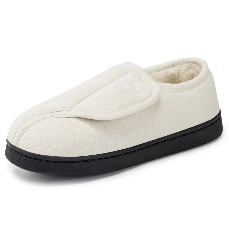 Winter Cotton Shoes for Women at Home and Indoor, Warm Fleece-Lined and Thickeneded Fur Slippers, Cross-Border Drop Shipping Velcro Casual Cotton Boots - Image 9