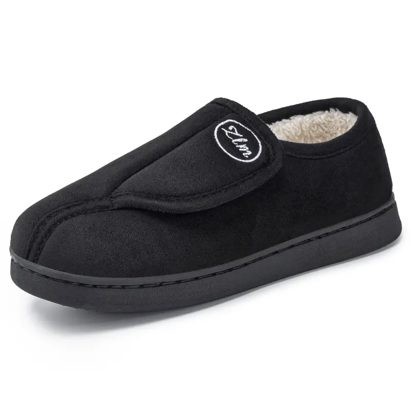 Winter Cotton Shoes for Women at Home and Indoor, Warm Fleece-Lined and Thickeneded Fur Slippers, Cross-Border Drop Shipping Velcro Casual Cotton Boots - Image 2