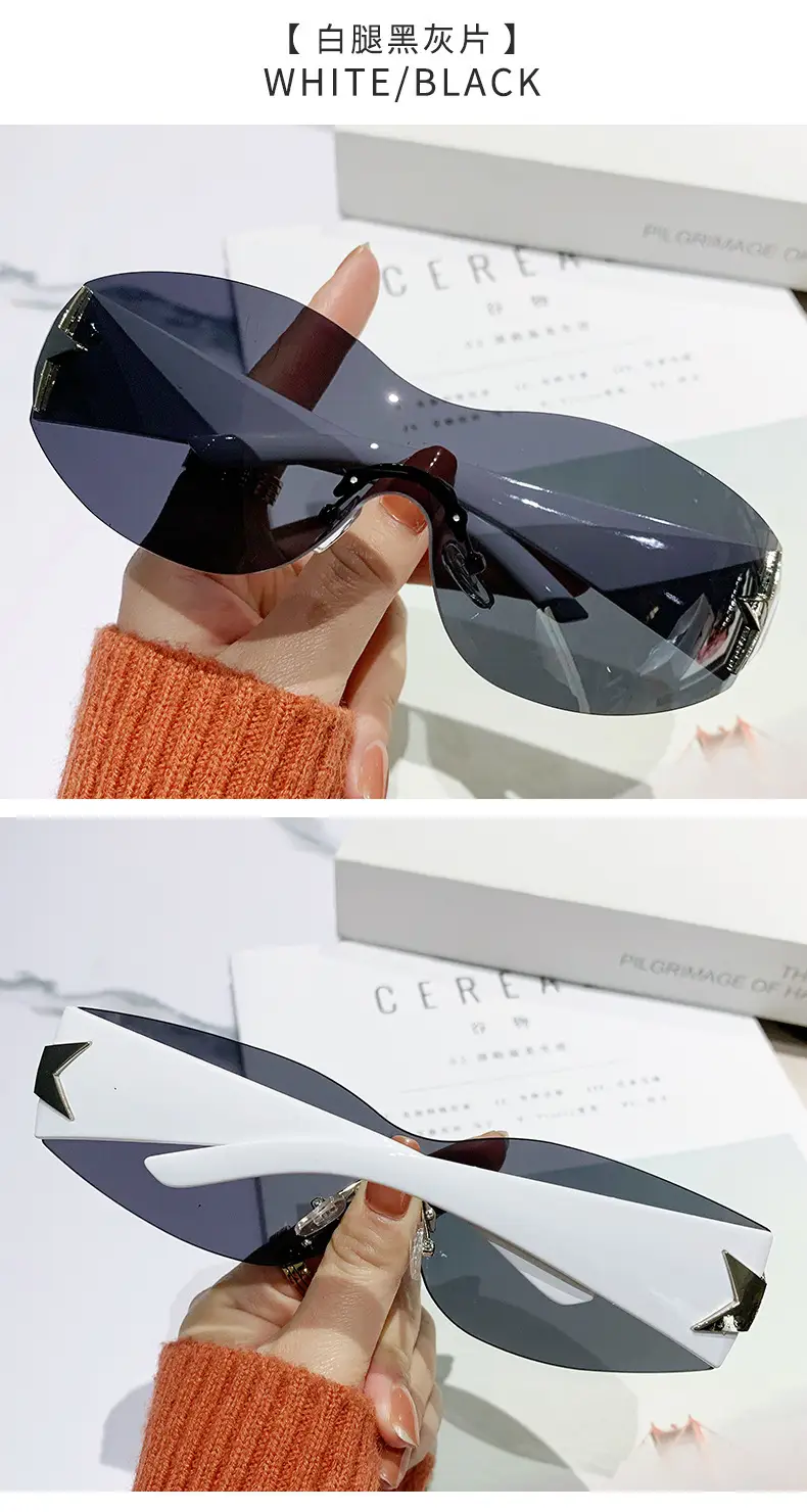 Women's Star Sunglasses Brown Gradient Anti-UV — feature 13
