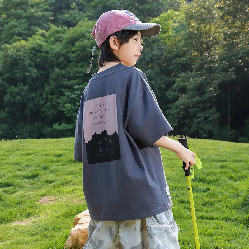 Panda Yuanyuan Boys Summer T-Shirt Salona Cool Kids 2025 - Image 2
