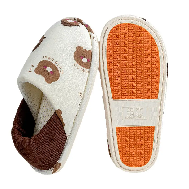 Non-Slip Postpartum Shoes for Pregnant Women in Spring and Autum, Comfortable Cotton Slippers for Women, Postpartum Slippers with Heels, Non-Slip Outer Wear, Soft Soles and Breathable - Image 8