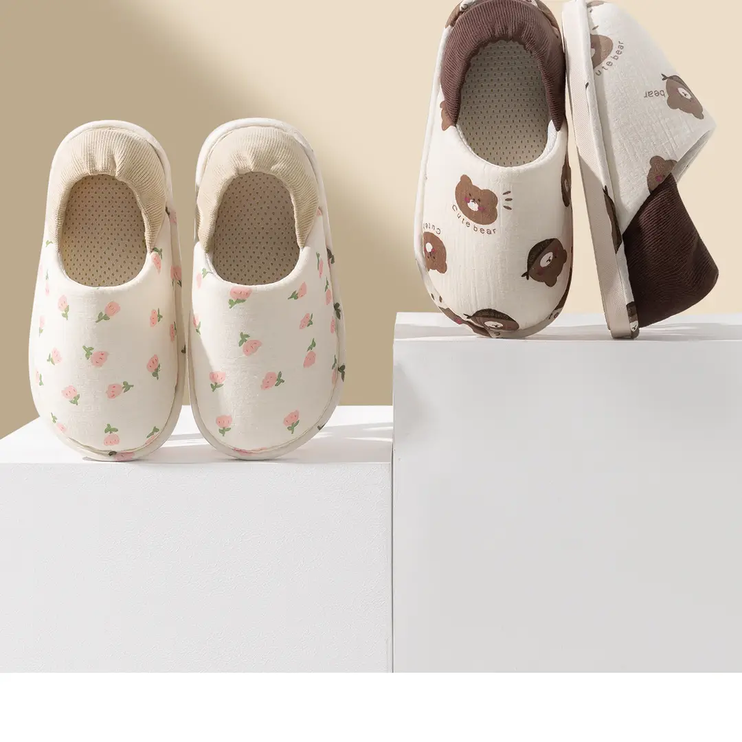 Non-Slip Postpartum Shoes for Pregnant Women in Spring and Autum, Comfortable Cotton Slippers for Women, Postpartum Slippers with Heels, Non-Slip Outer Wear, Soft Soles and Breathable — feature 15