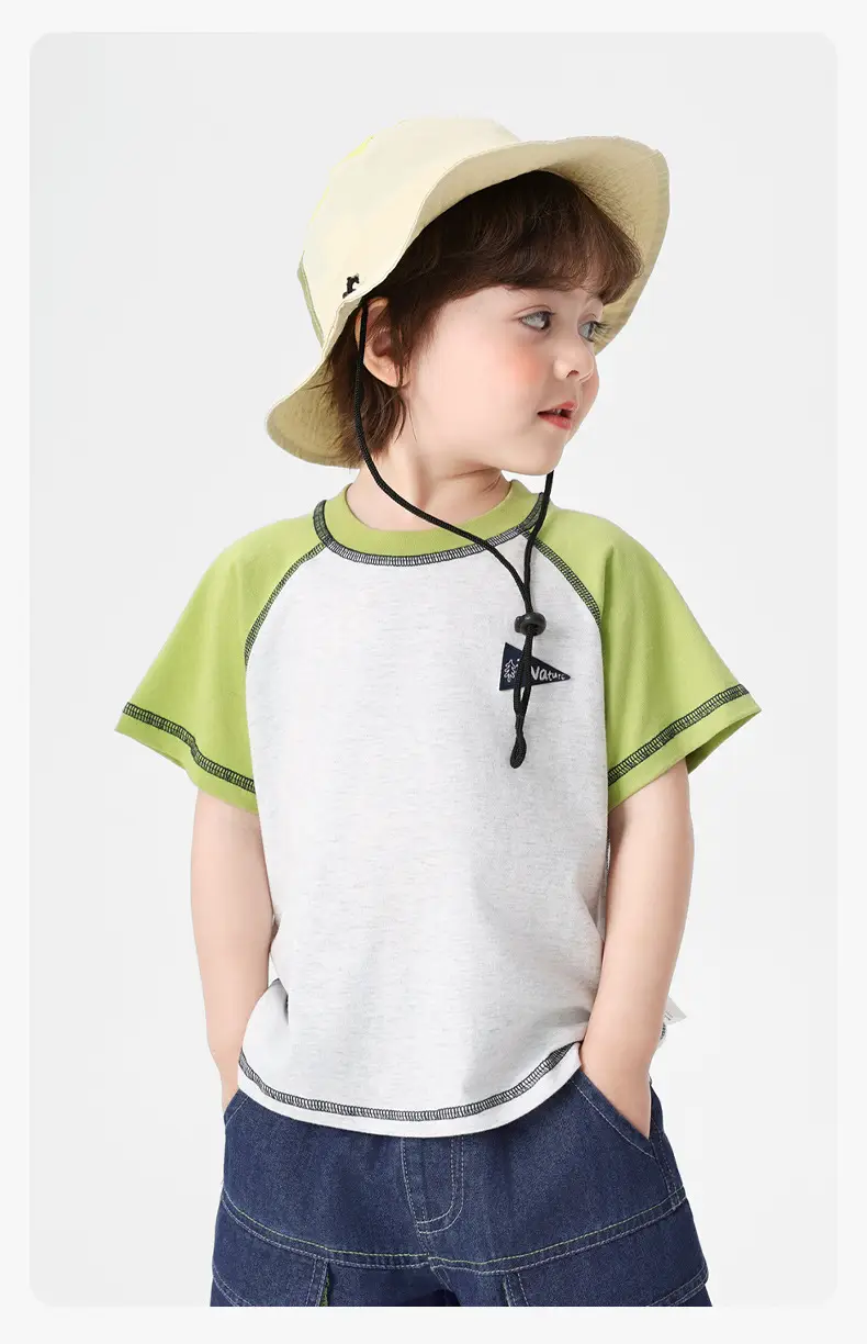 Right European Boys Denim Shorts Blue Kids Summer Outfit — feature 13