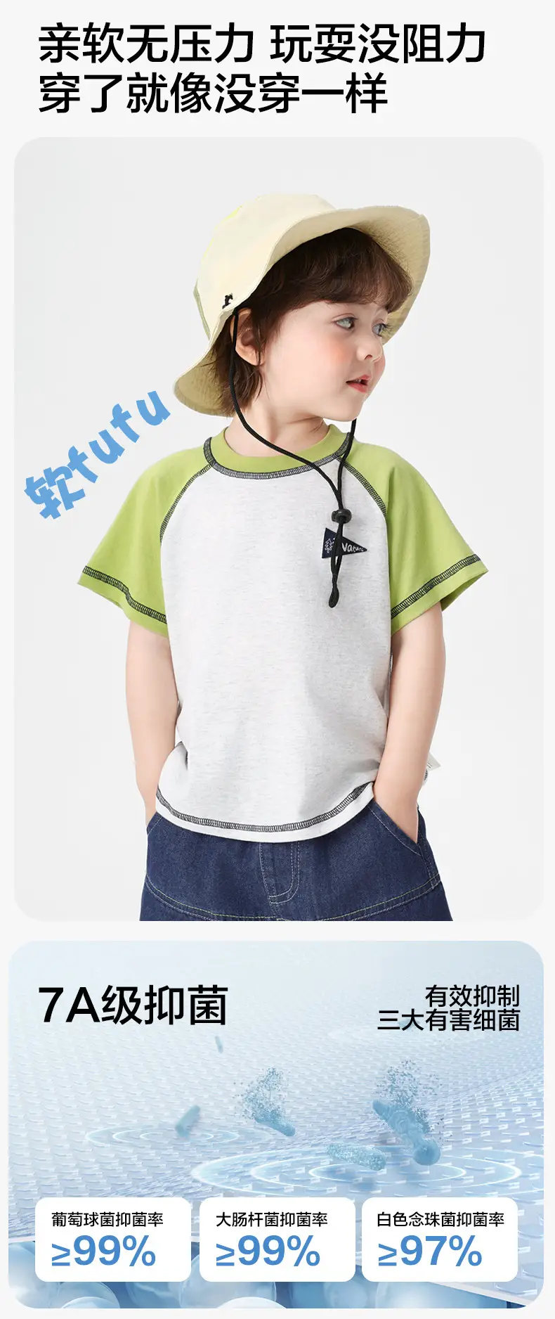 Right European Boys Denim Shorts Blue Kids Summer Outfit — feature 6
