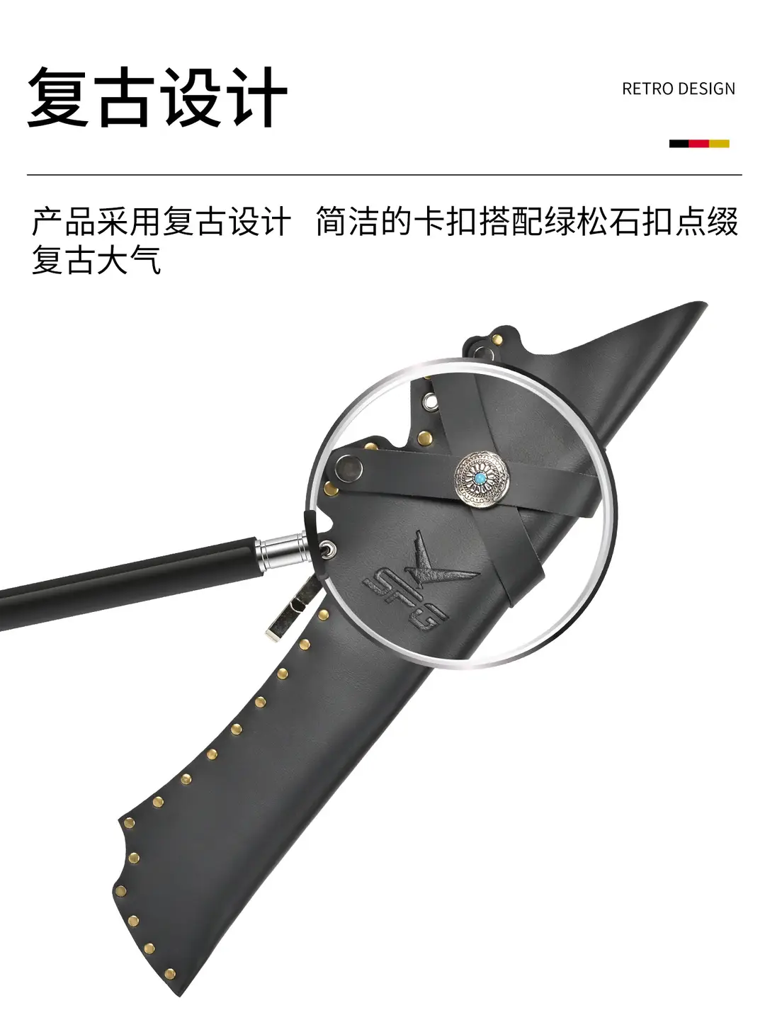 Cross-Border Wholesale Kirin Arrow Quiver Recurve Compound Bow Traditional Archery Outdoor Archery Accessories Leather Large Capacity Arrow Quiver