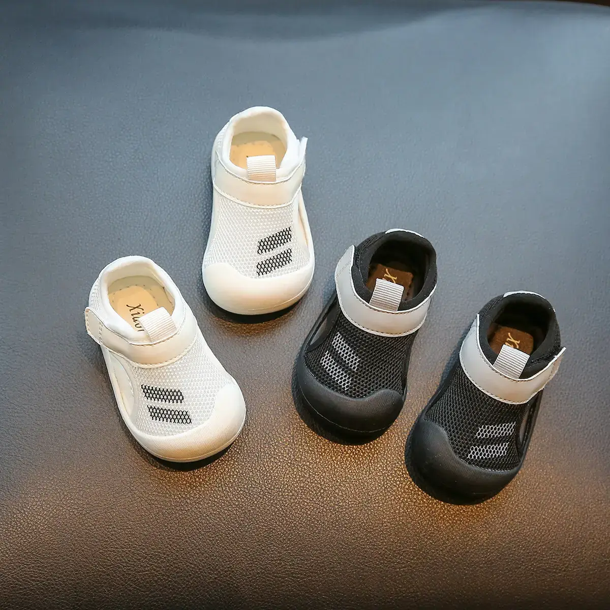 Baby Mesh Sandals White 1 Year Old