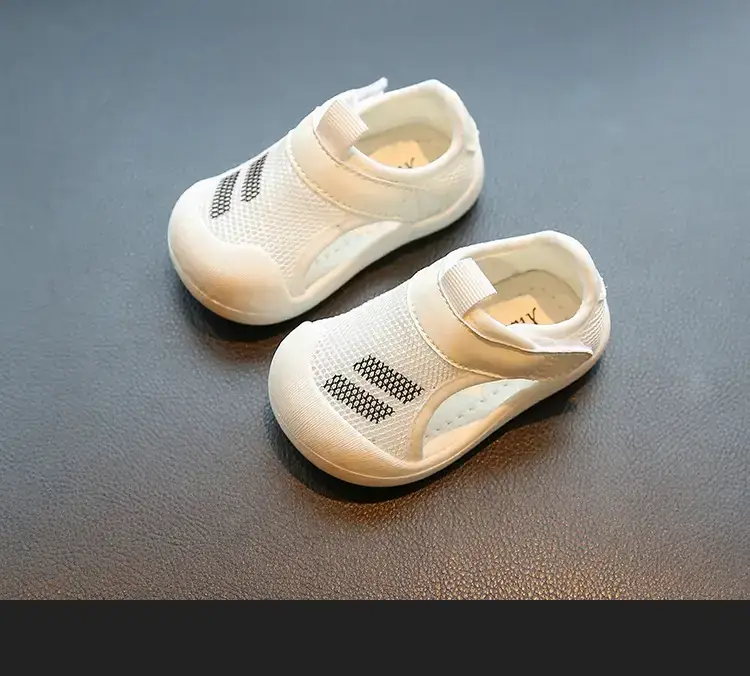 Baby Mesh Sandals White 1 Year Old — feature 13
