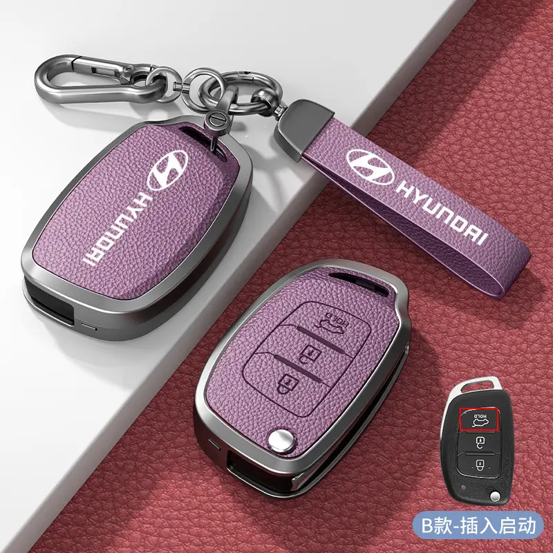 2025 Beijing Hyundai Ix35 Key Cover New Famous Picture Seventh Generation Elantra Special Car Supplies Buckle Shell