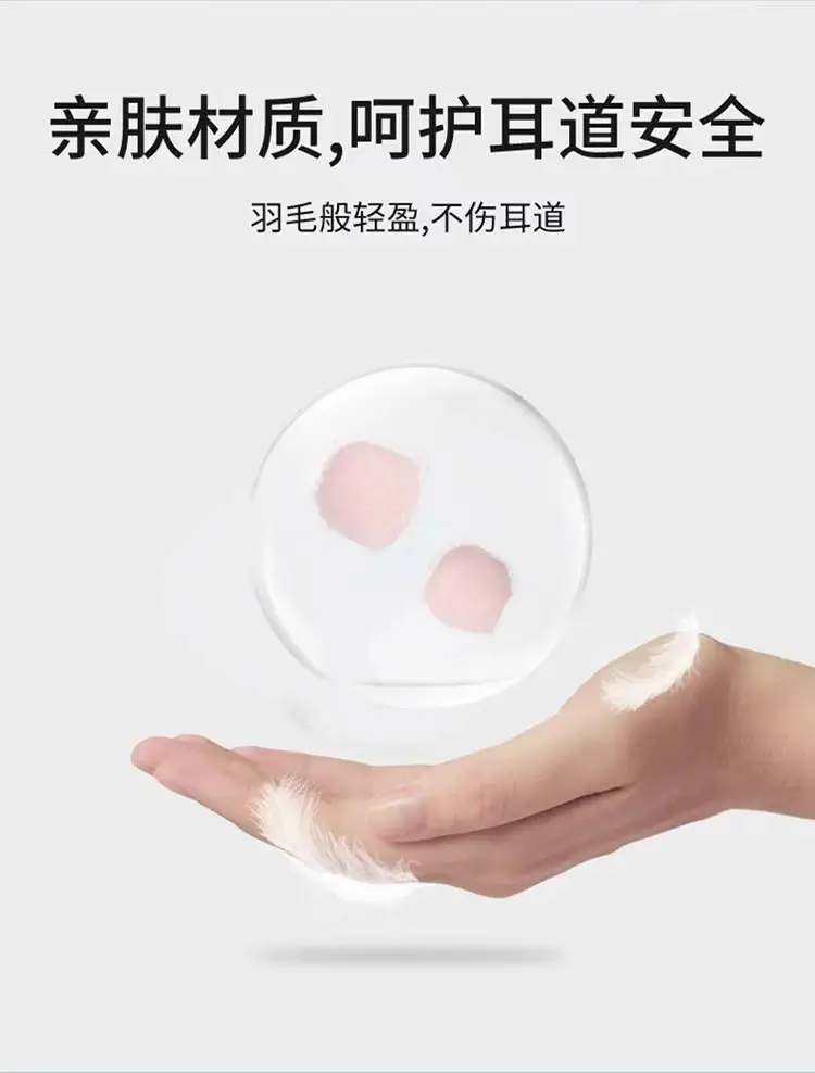 Soundproof Earplugs for Sleeping, Special Anti-Noise for Women, No Harm to Ears, Learning Waterproof Soft Silicone Mute Artifact — feature 6