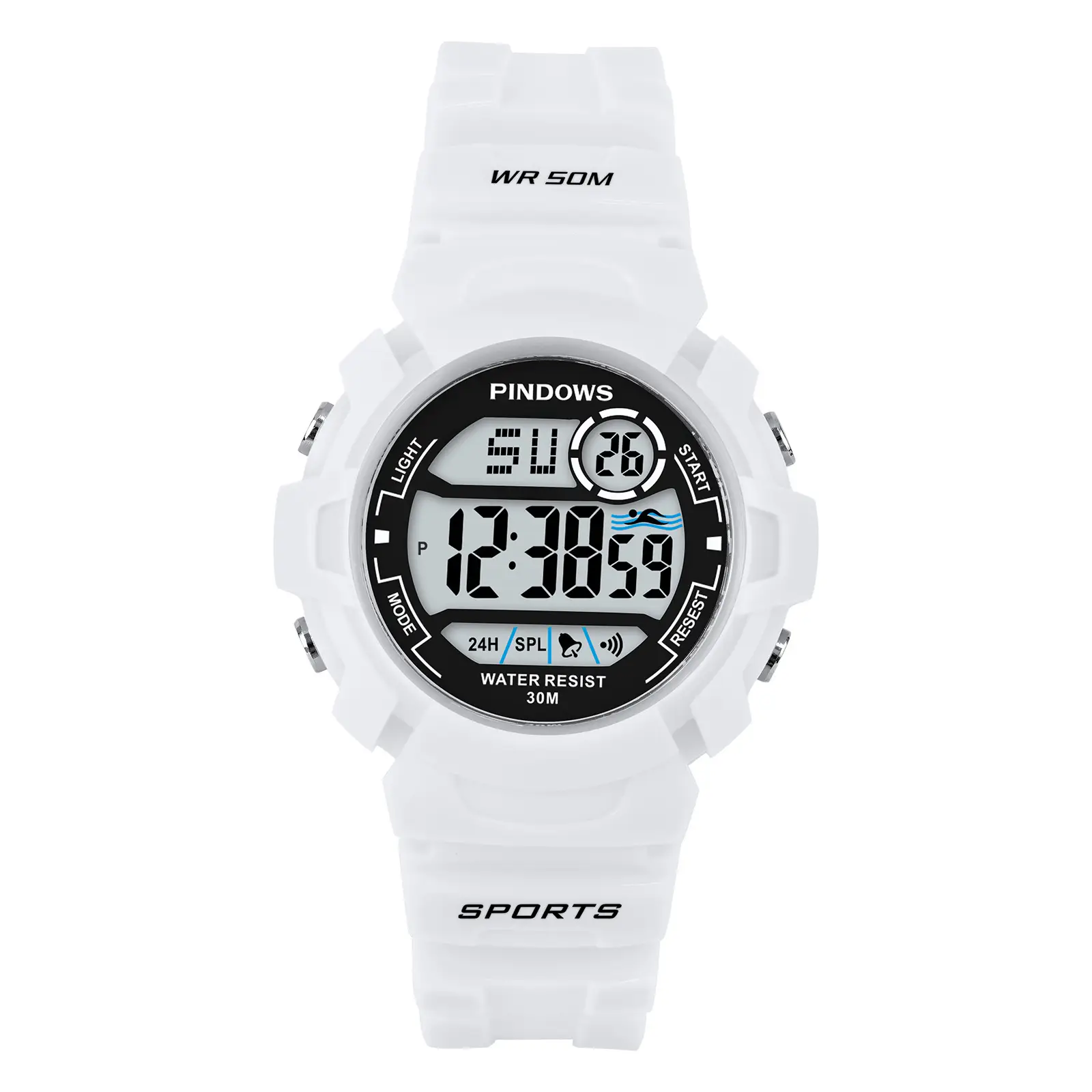 Pink Waterproof Digital Sports Watch for Kids - Image 6