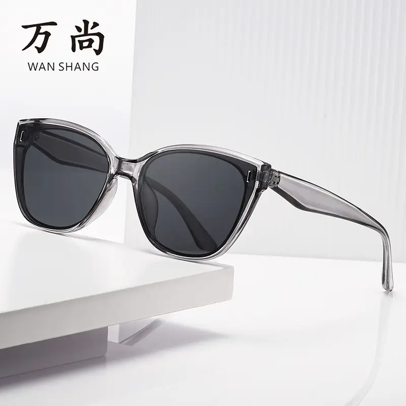 Women Anti-UV Polarized Sunglasses Black - Image 7