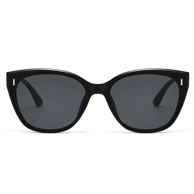 Women Anti-UV Polarized Sunglasses Black - Image 9