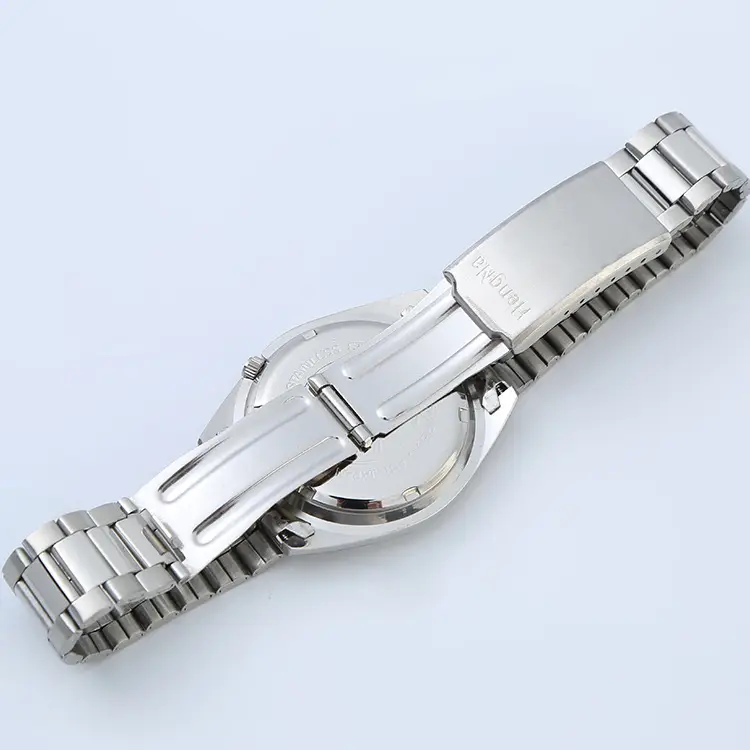 Men's All-Steel White Strap Quartz Watch Waterproof - Image 15