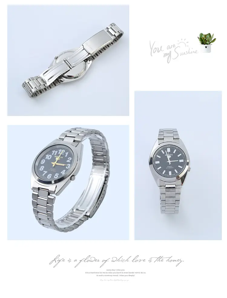 Men's All-Steel White Strap Quartz Watch Waterproof — feature 18