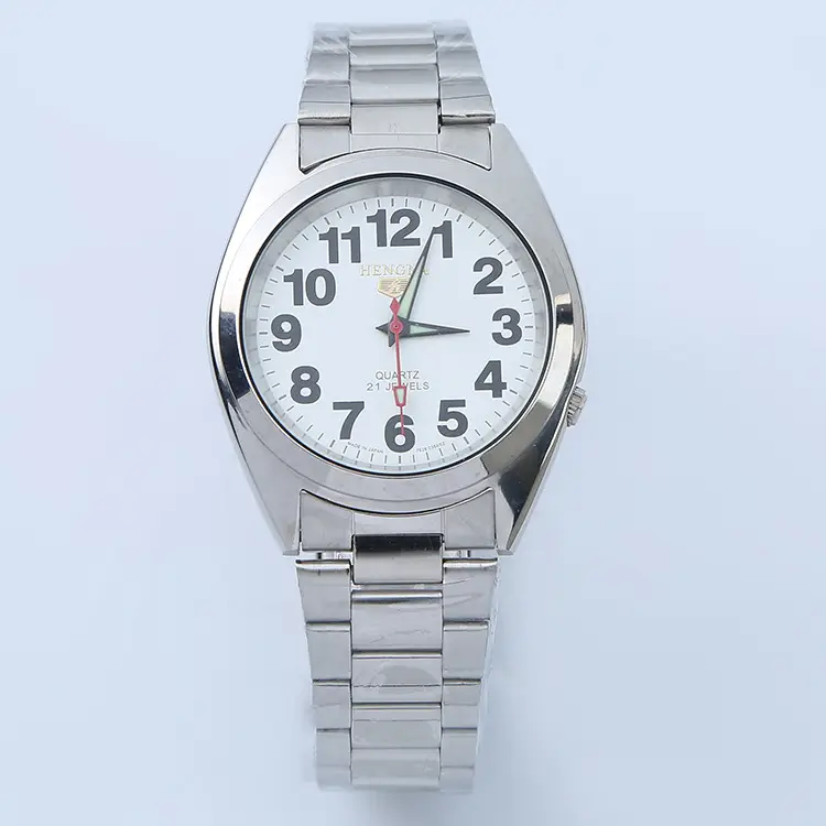 Men's All-Steel White Strap Quartz Watch Waterproof - Image 10