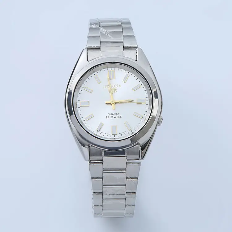 Men's All-Steel White Strap Quartz Watch Waterproof - Image 5