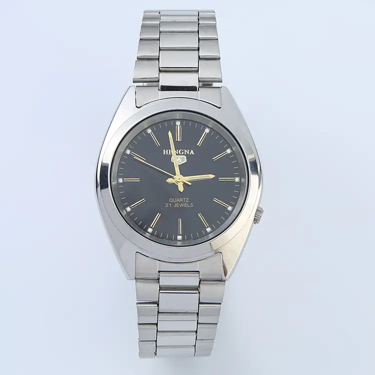 Men's All-Steel White Strap Quartz Watch Waterproof - Image 6