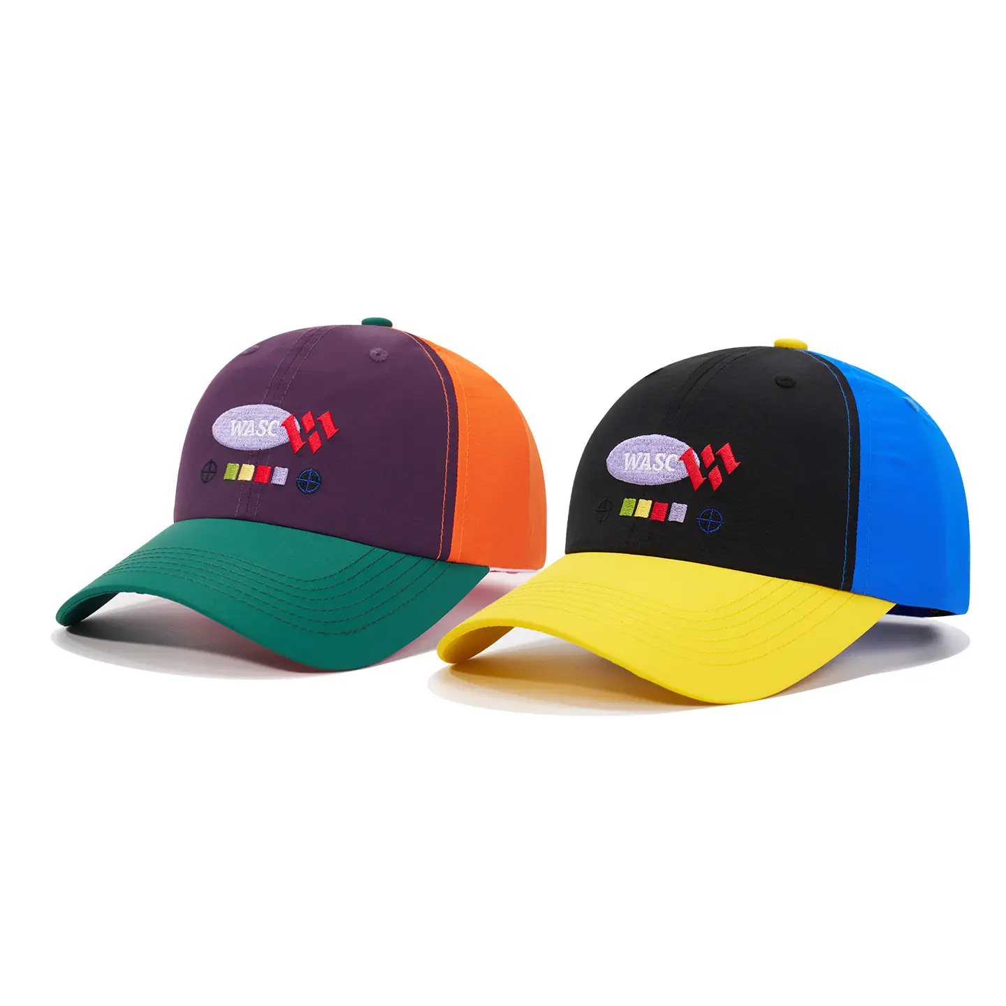 Wasc New Color Blocking Duckbill Cap for Women Large Head - Image 3