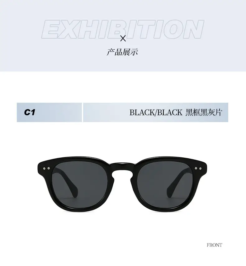 2025 Sunglasses for Women Men Light Grey Anti-UV β feature 11