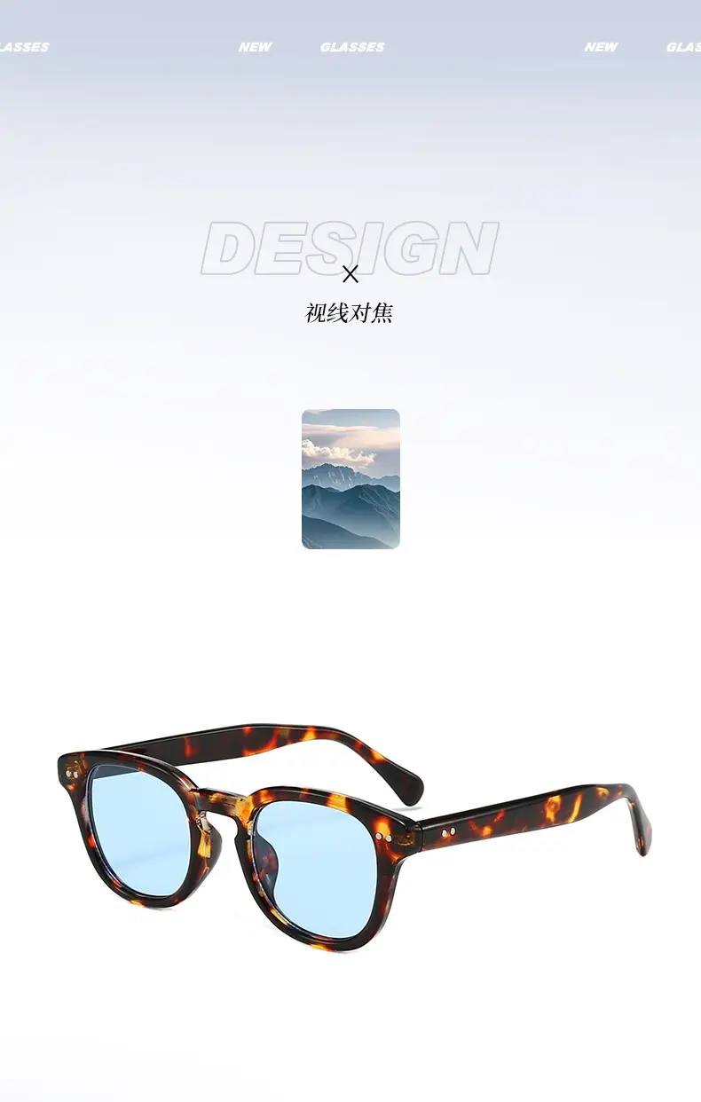 2025 Sunglasses for Women Men Light Grey Anti-UV β feature 3