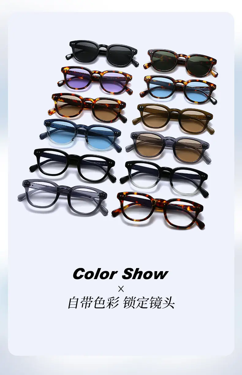 2025 Sunglasses for Women Men Light Grey Anti-UV β feature 4