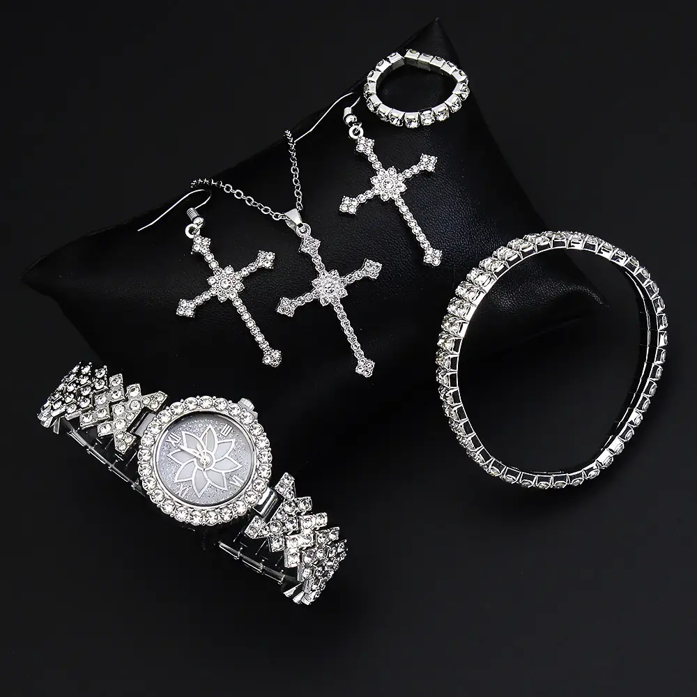 Diamond Crown Jewelry Set for Women British Style — feature 9