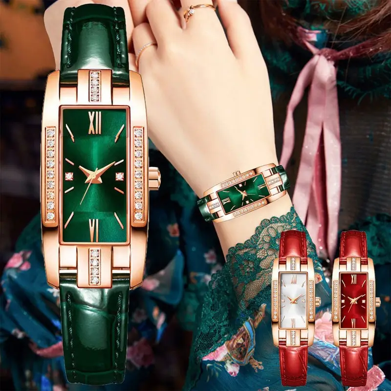 2025 Women's Rose Gold Classical Watch with Emerald Dial — feature 4