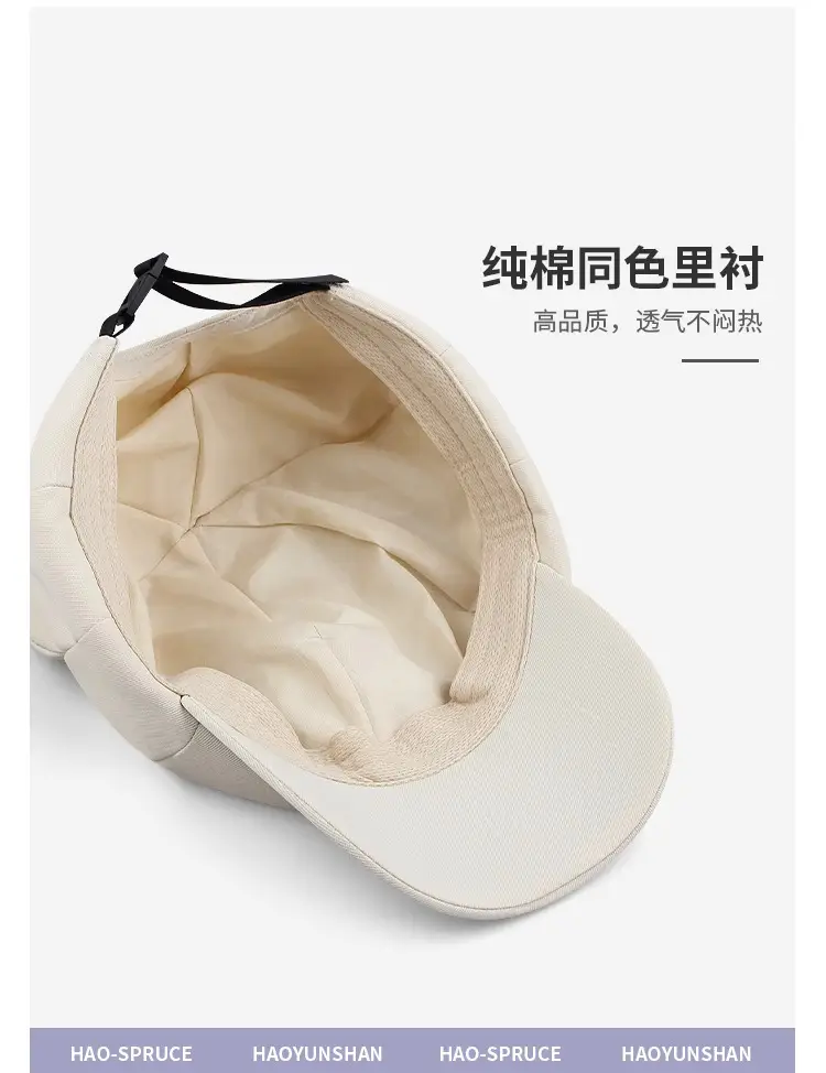 Japanese Style Cartoon Cat Ear Cap for Women Black — feature 11