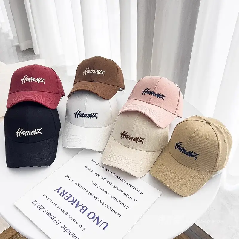 Pink Letter Embroidered Baseball Cap for Women - Image 8