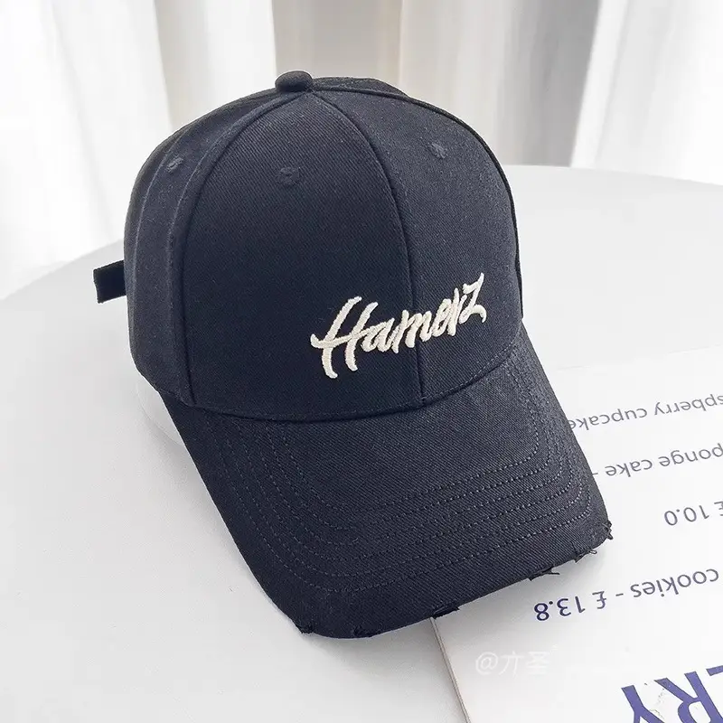 Pink Letter Embroidered Baseball Cap for Women - Image 9